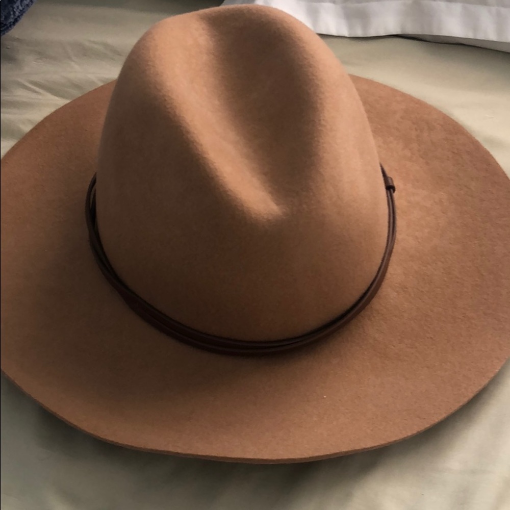 Brown wool hat